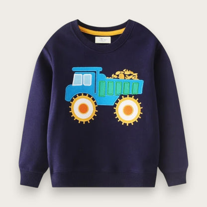 BRODERAD TRÖJA - 2-7 år