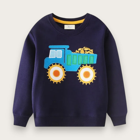 BRODERAD TRÖJA - 2-7 år