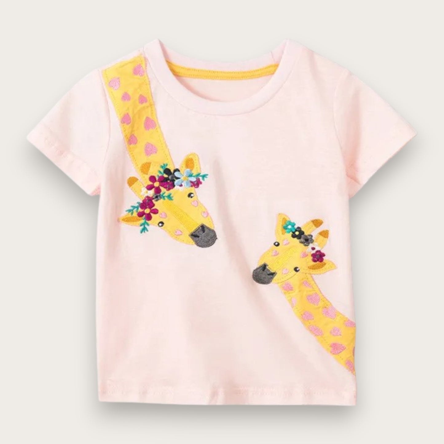 BRODERAD T-SHIRT - 2-7 år