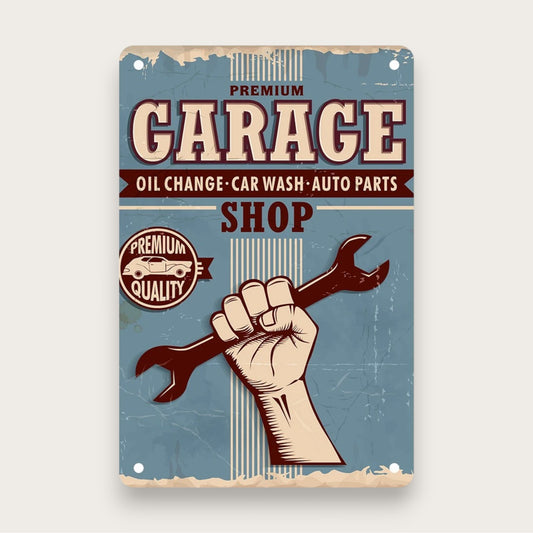 PLÅTSKYLT - "Garage"