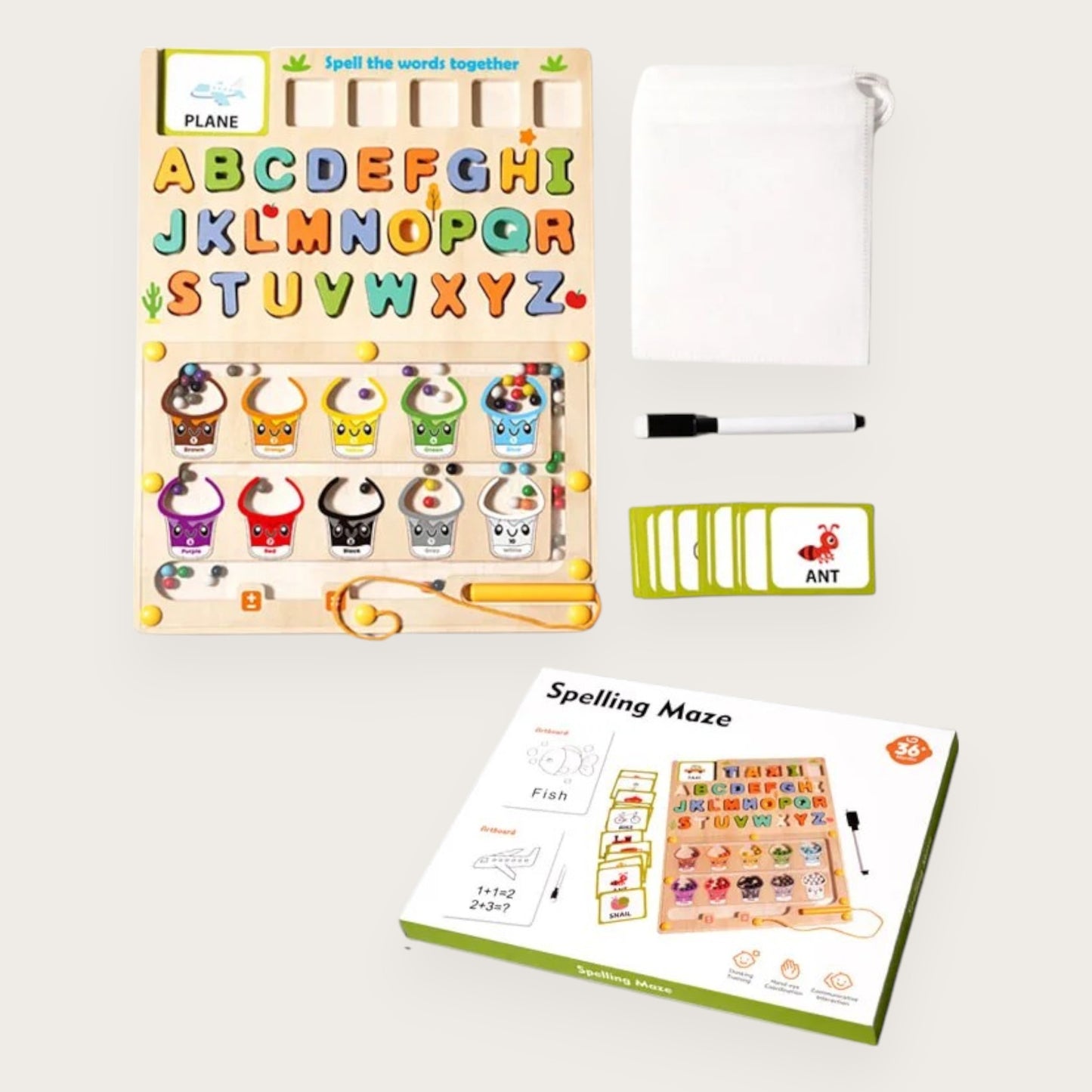 LEK & LÄR TAVLA - Engelska språket