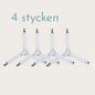 FÄSTEN FÖR LAKAN - 4 pack