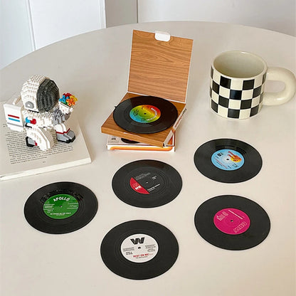 GLASUNDERLÄGG - VINYLSKIVOR