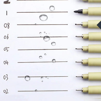 MICRO-PEN-SET - 8st storlekar