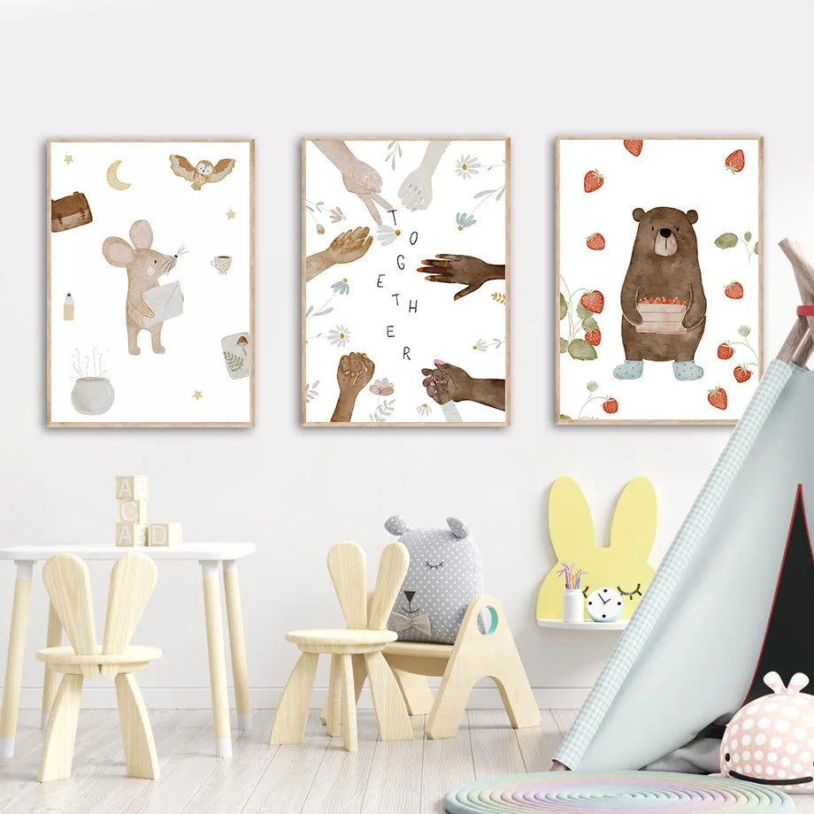 BARNPOSTER - Flera motiv & storlekar