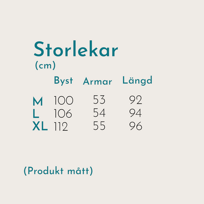 RANDIGT NATTLINNE - Storlek: XS-L