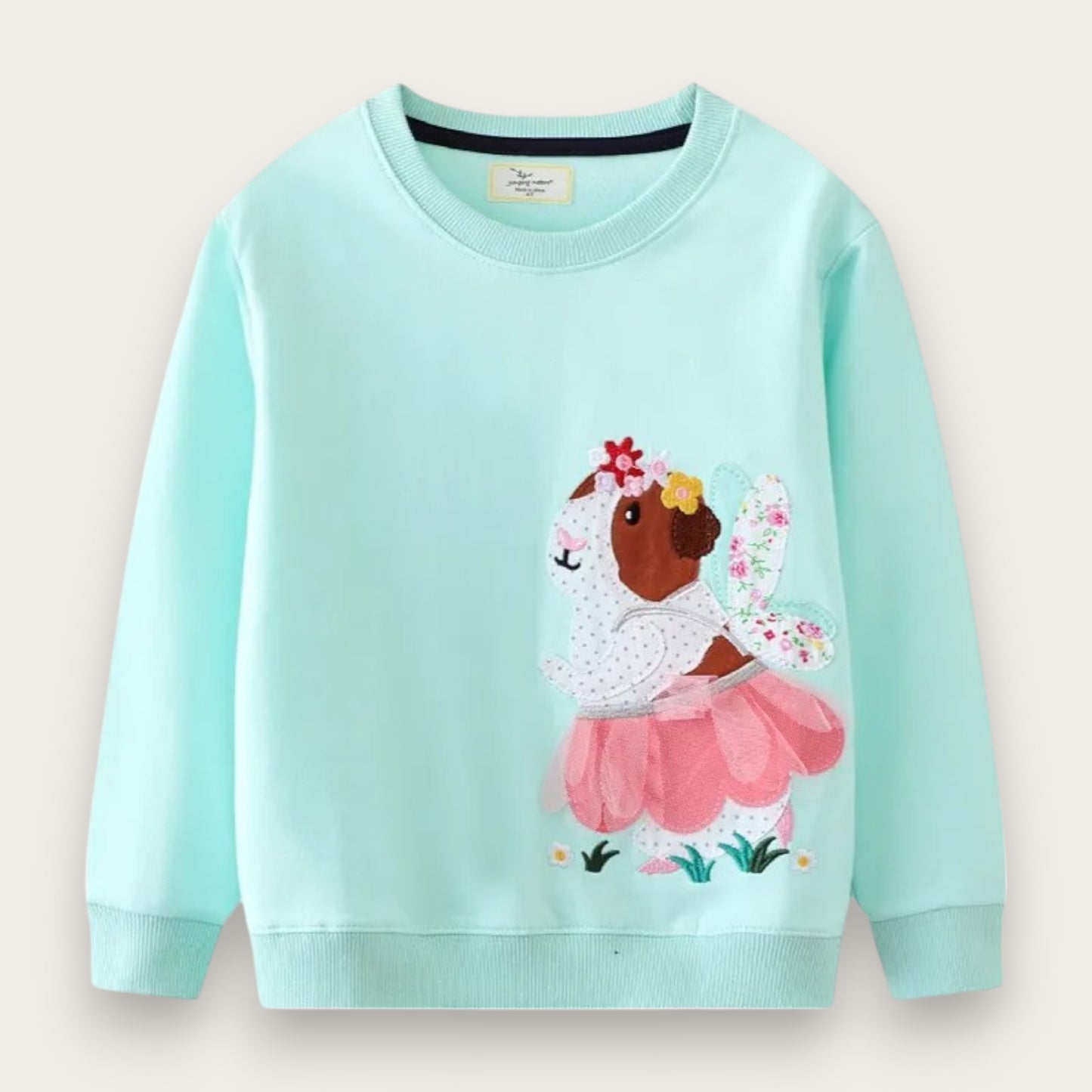 BRODERAD TRÖJA - 2-7 år