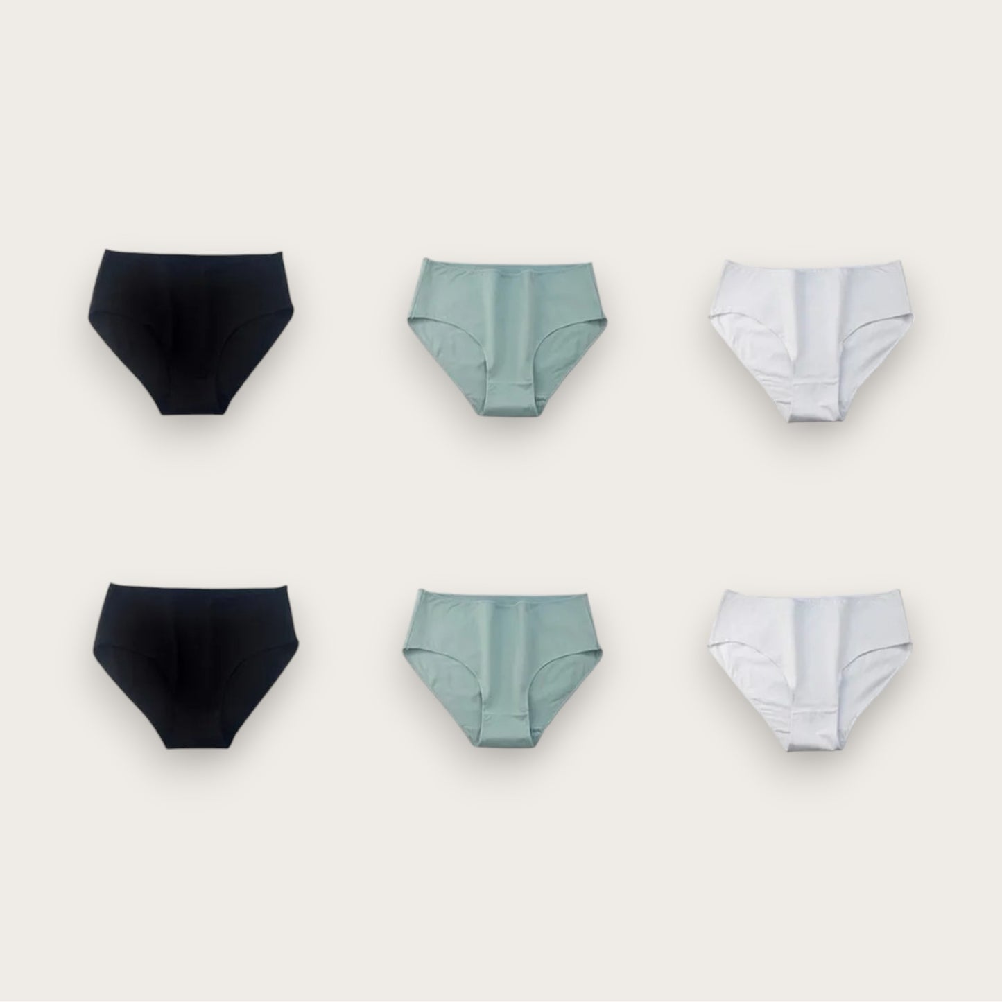 6 PACK TROSOR - Hög midja