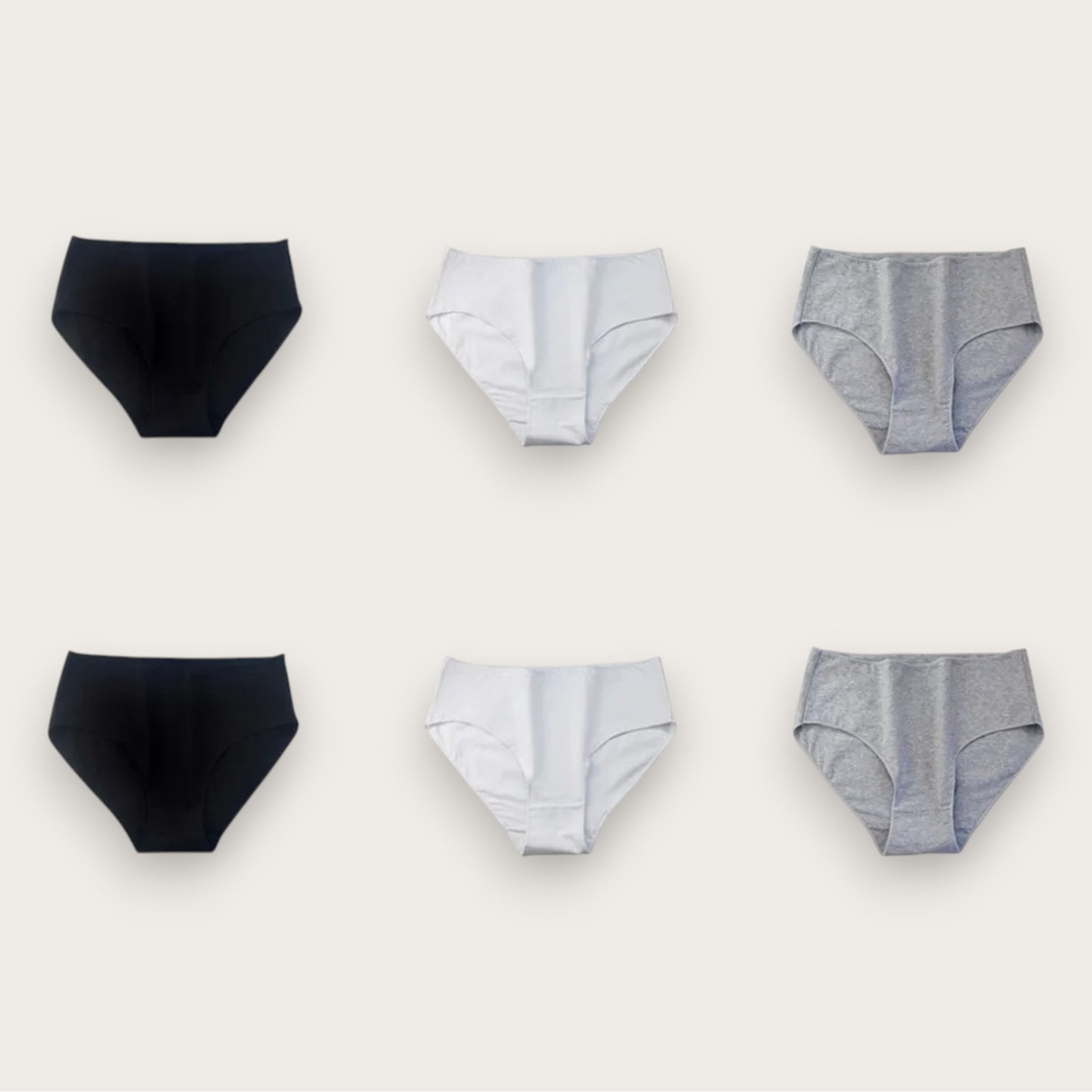 6 PACK TROSOR - Hög midja