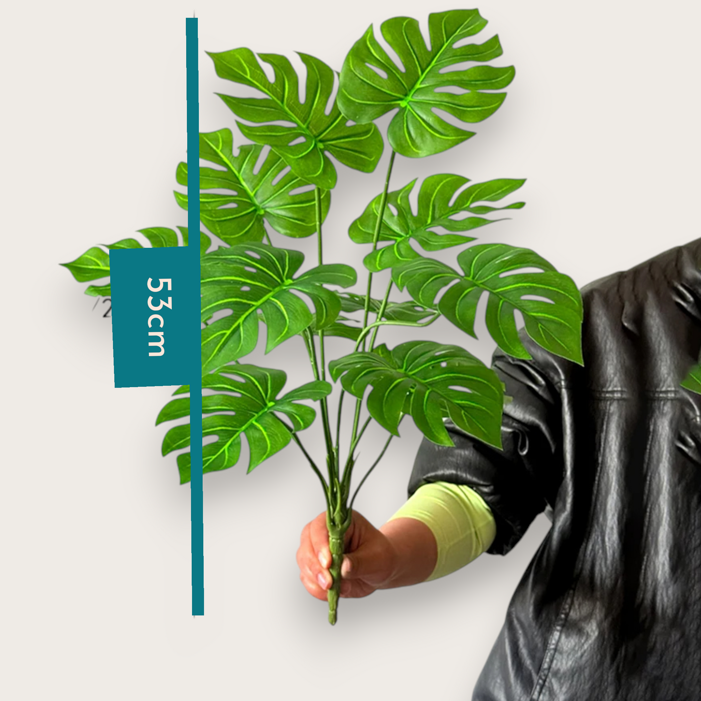 KONSTGJORD MONSTERA - 53cm