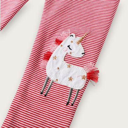 BRODERADE LEGGINGS - 2-7 år